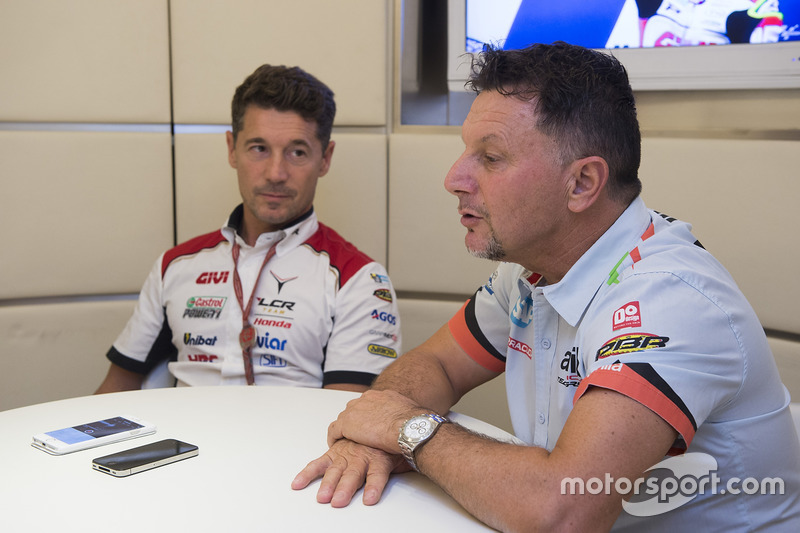Lucio Cecchinello et Fausto Gresini