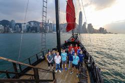 Bootstour der Formel-E-Fahrer vor Hongkong