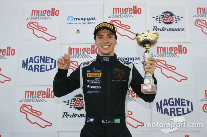 Nicolas Costa foi campeão italiano de Grã-Turismo na categoria Super GT Cup. A bordo de uma Lamborghini Huracán, ele venceu a etapa de Mugello, a sexta da temporada e faturou o título.