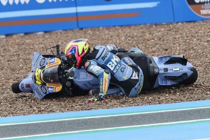 Fermin Aldeguer, Gresini Racing crash