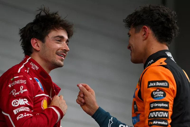 Charles Leclerc, Ferrari, Lando Norris, McLaren