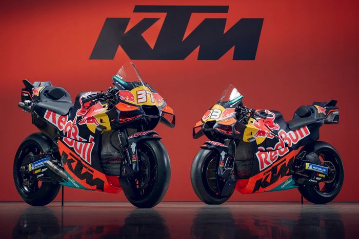 Livery Tim Balap Pabrik Red Bull KTM