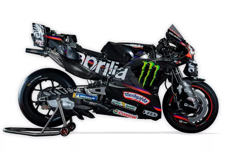 La nouvelle livrée d'Aprilia avec Monster
