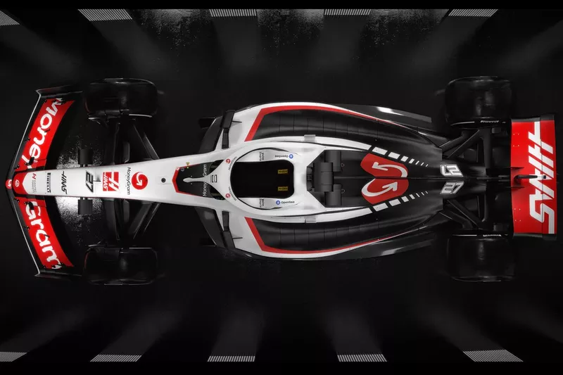 Decoración Haas VF-23 
