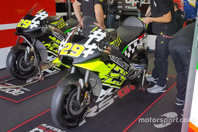 La moto d'Andrea Iannone (Aprilia Racing Team Gresini)