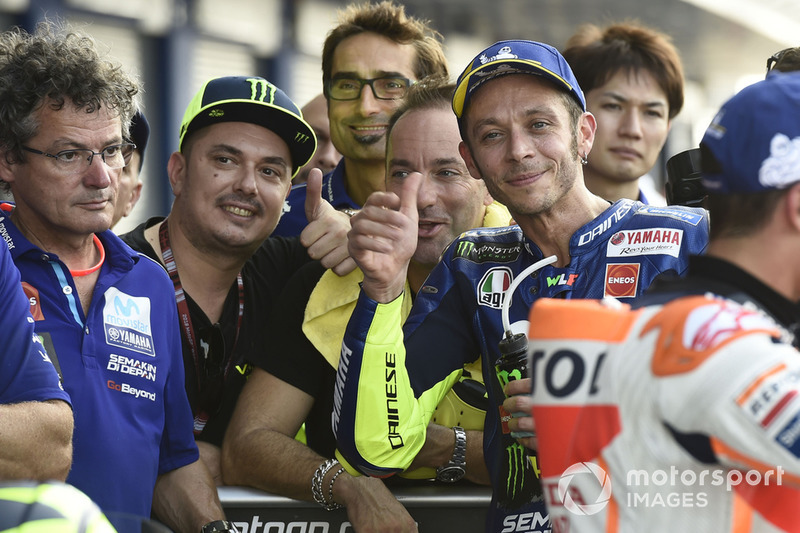 Valentino Rossi, Yamaha Factory Racing, secondo qualificato