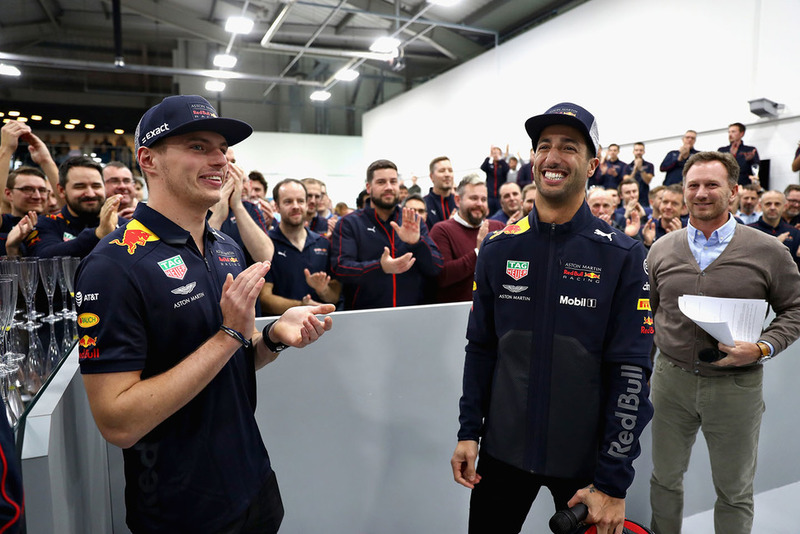 Daniel Ricciardo, Red Bull Racing et Max Verstappen, Red Bull Racing