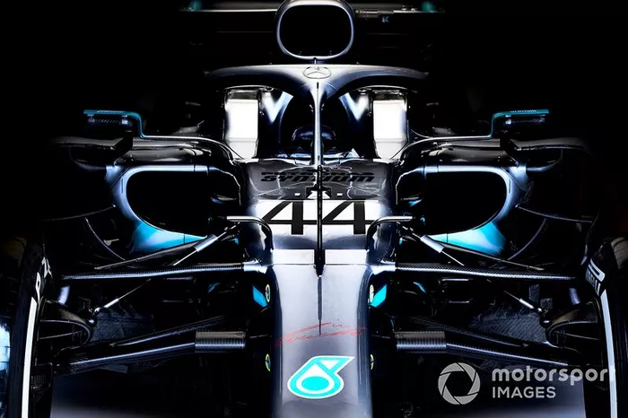 El coche de Lewis Hamilton Mercedes AMG F1 W10
