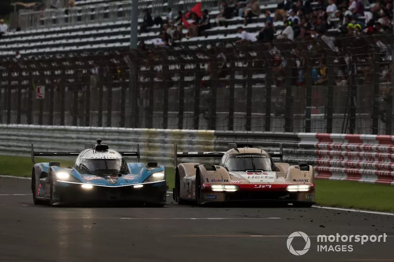#36 Alpine Endurance Team Alpine A424 : Nicolas Lapierre, Mick Schumacher, Matthieu Vaxiviere, #12 Hertz Team Jota Porsche 963 : Will Stevens, Callum Ilott, Norman Nato