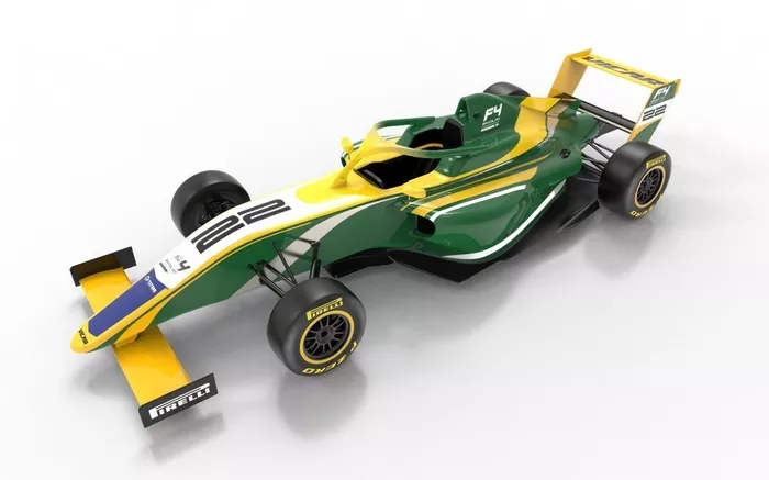 Carro da Fórmula 4 Brasil