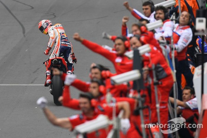 Ganador de la carrera Marc Márquez, Repsol Honda Team