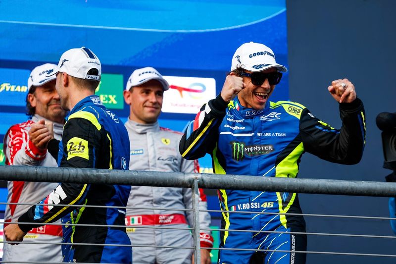 #46 Team WRT BMW M4 LMGT3: Ahmad Al Harthy, Valentino Rossi, Kelvin Van Der Linde