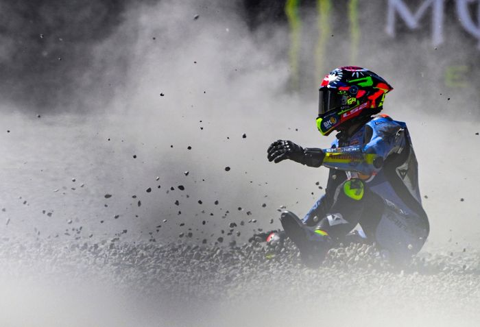Fermin Aldeguer, Gresini Racing crash