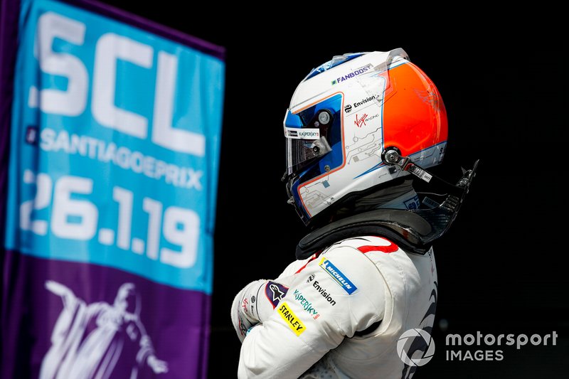 Winner Sam Bird, Envision Virgin Racing in parc ferme