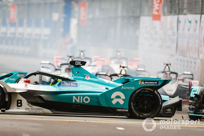 Nelson Piquet Jr., Panasonic Jaguar Racing, Jaguar I-Type 3, Tom Dillmann, NIO Formula E Team, NIO Sport 004