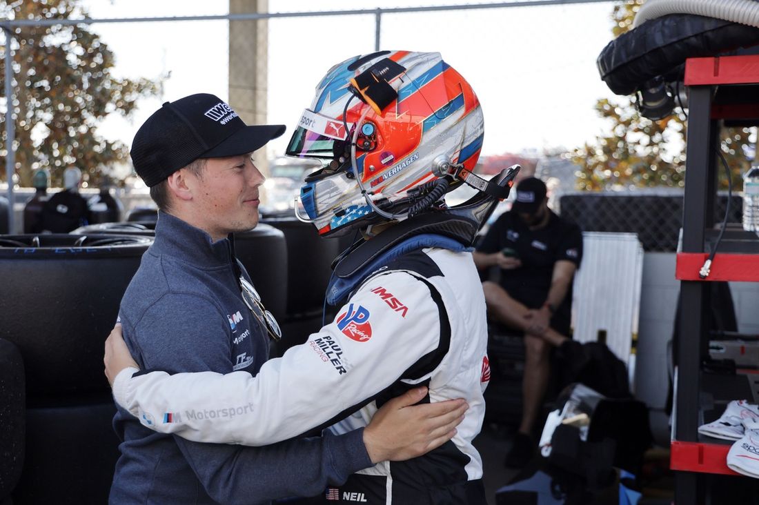 #1 Paul Miller Racing BMW M4 GT3 EVO: Neil Verhagen, #48 Paul Miller Racing BMW M4 GT3 EVO: Jesse Krohn