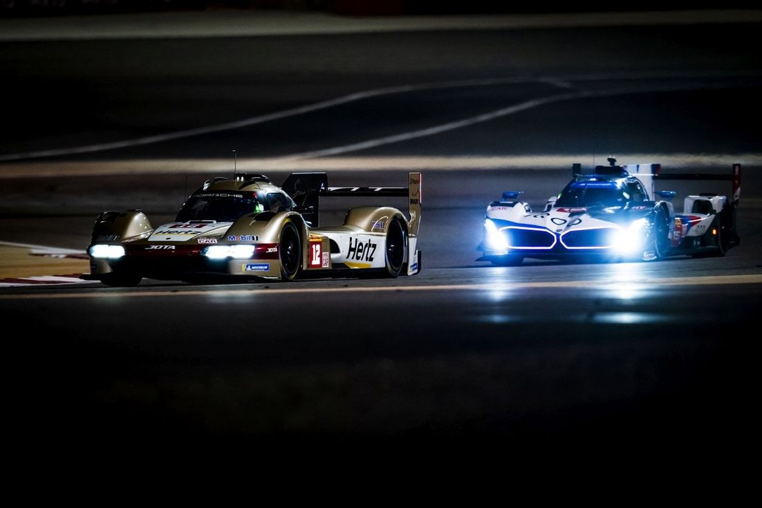 #12 Hertz Team Jota Porsche 963: Will Stevens, Callum Ilott, Norman Nato #15 BMW M Team WRT BMW M Hybrid V8: Dries Vanthoor, Raffaele Marciello, Marco Wittmann