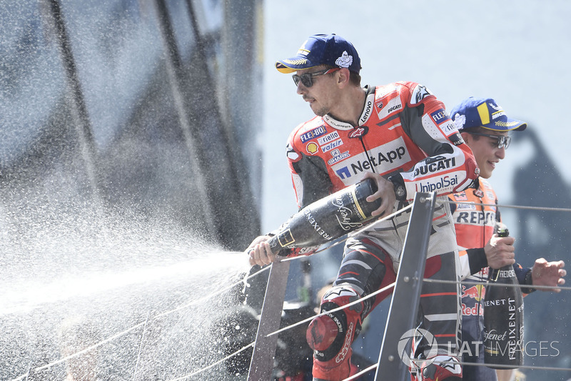 Переможець гонки Хорхе Лоренсо, Ducati Team