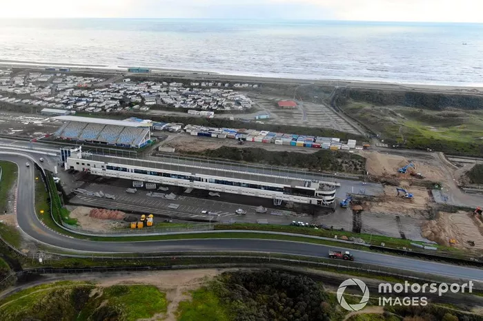 Obras en el circuito de Zandvoort para el GP de Holanda 2020