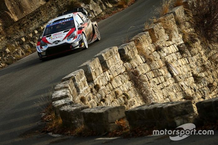 Kalle Rovanperä, Jonne Halttunen, Toyota Yaris WRC, Montecarlo 2020: 5º