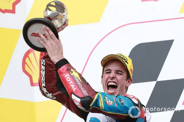 Podio: segundo lugar Alex Marquez, Marc VDS Racing