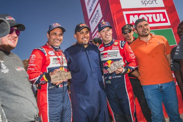 #300 Toyota Gazoo Racing: Nasser Al-Attiyah, Matthieu Baumel