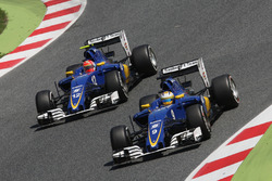 Marcus Ericsson, Sauber C35 y Felipe Nasr, Sauber C35