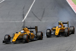 Kevin Magnussen, Renault Sport F1 Team y Jolyon Palmer, Renault Sport F1 Team