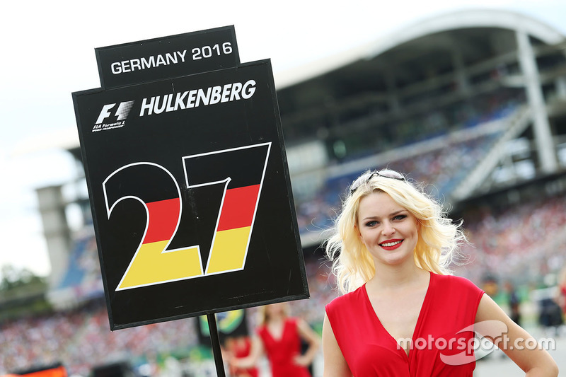 Gridgirl von Nico Hülkenberg, Sahara Force India F1