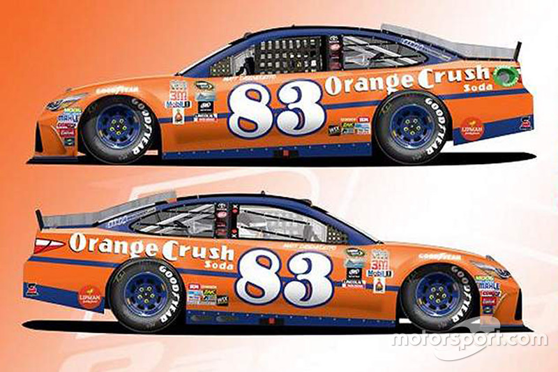 Throwback-Design von Matt DiBenedetto, BK Racing, Toyota