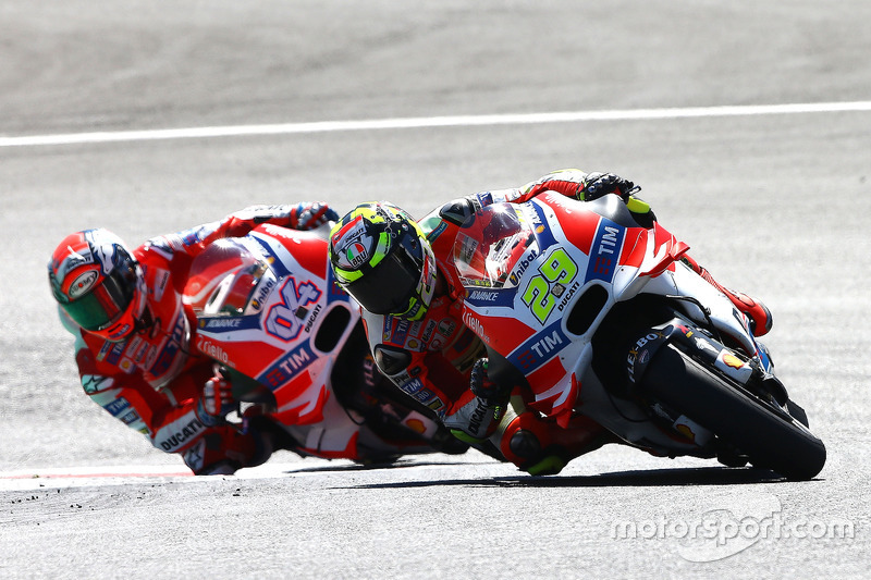 Andrea Iannone, Ducati Team;  Andrea Dovizioso, Ducati Team