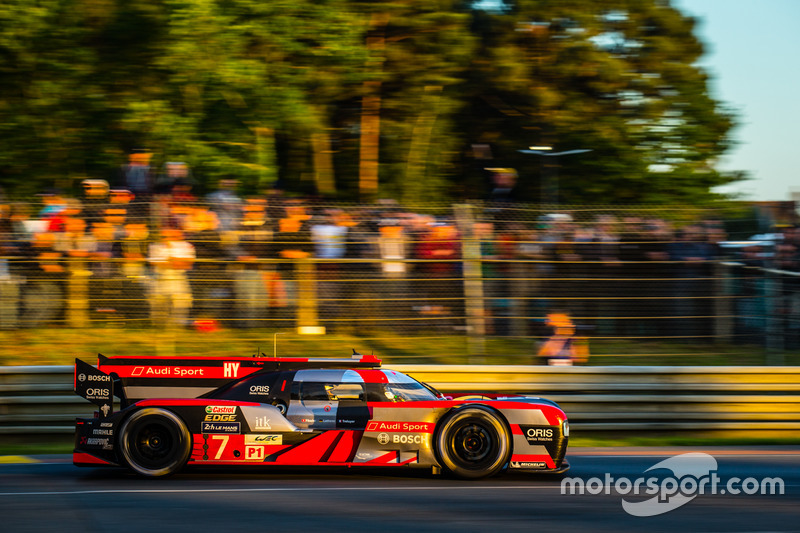 #7 Audi Sport Team Joest Audi R18: Marcel Fassler, Andre Lotterer, Benoit Tréluyer