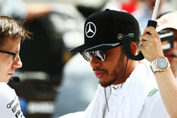 Lewis Hamilton, Mercedes AMG F1 Team op de grid