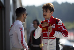 Charles Leclerc, ART Grand Prix and Antonio Fuoco, Trident