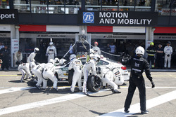 Pit stop Tom Blomqvist, BMW Team RBM, BMW M4 DTM