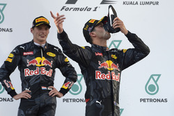 Podium: ganador, Daniel Ricciardo, Red Bull Racing