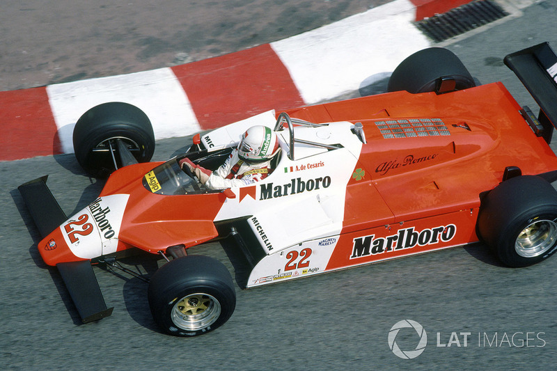 Andrea de Cesaris, Alfa Romeo 182B