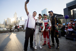 Alex Tai, Team Principal, DS Virgin Racing, Sam Bird, DS Virgin Racing, Nick Heidfeld, Mahindra Racing, Jean-Eric Vergne, Techeetah