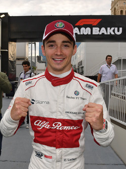 Charles Leclerc, Sauber viert de zesde plaats