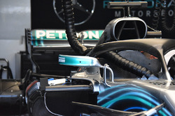 Mercedes AMG F1 W09, dettaglio dello specchietto