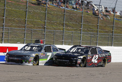 Justin Allgaier, JR Motorsports, Chevrolet Camaro Dove Men + Care and John Hunter Nemechek, Chip Ganassi Racing, Chevrolet Camaro D.A.B. Constructors, Inc.