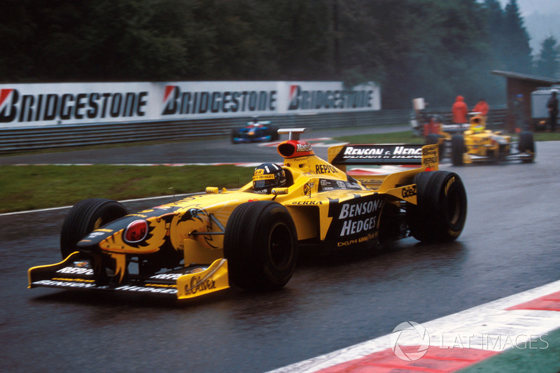 Damon Hill, Jordan 198 ve Ralf Schumacher, Jordan 198