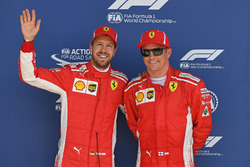 Sebastian Vettel, Ferrari ve Kimi Raikkonen, Ferrari