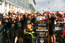 Race winner and 2017 champion Jonathan Rea, Kawasaki Racing