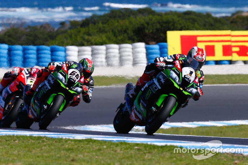 Jonathan Rea, Kawasaki Racing y Tom Sykes, Kawasaki