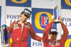 Podium: 1. Gerhard Berger, Ferrari; 3. Michele Alboreto, Ferrari