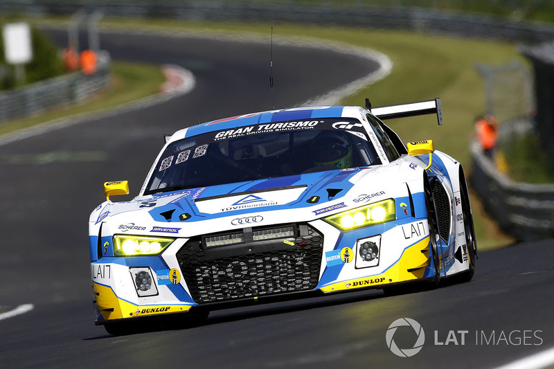 #5 Phoenix Racing, Audi R8 LMS: Mike Rockenfeller, Nicolay Møller Madsen, Dennis Busch, Frank Stippl