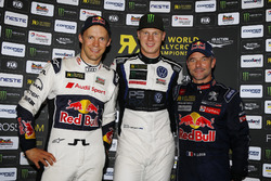Podium: 1. Johan Kristoffersson, PSRX Volkswagen Sweden; 2. Mattias Ekström, EKS; 3. Sebastien Loeb, Team Peugeot-Hansen