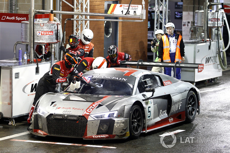 #5 Audi Sport Team WRT Audi R8: Marcel Fässler, Dries Vanthoor, Will Stevens