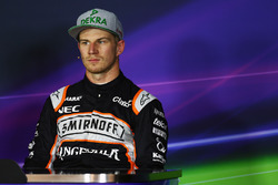 Nico Hulkenberg, Sahara Force India F1 in de persconferentie